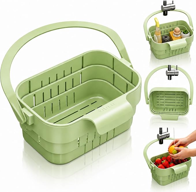 Foldable Hanging Kitchen Sink Drain, Space-Saving Hanging Sink Strainer and by Unknown