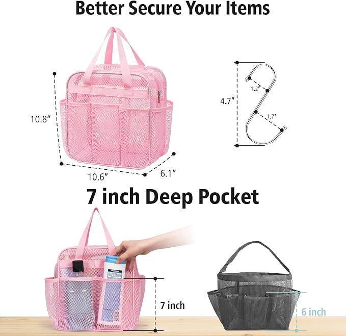 Mesh Shower Caddy Portable - Image 4