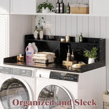 Aheaplus Washer and Dryer Countertop, 2-Tier Laundry Countertop Cover - Image 5