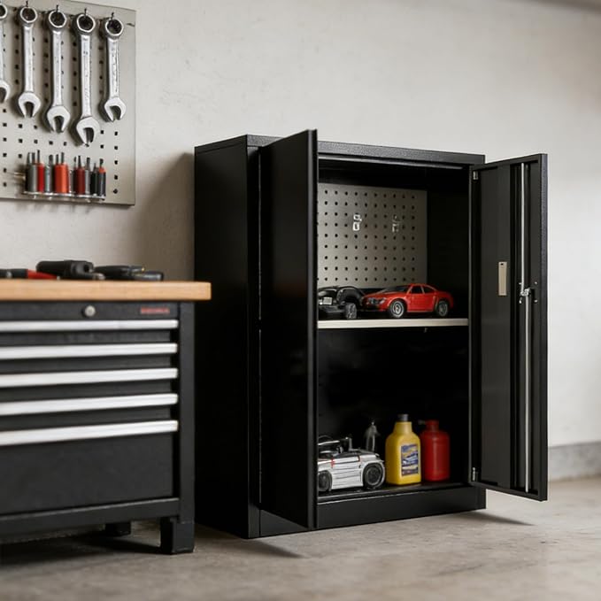 Marcree Digital Storage Cabinet, Metal Storage Locker - Image 9
