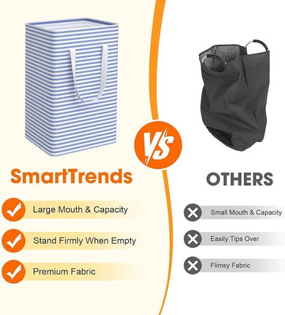 3 Pack Large Laundry Basket, Waterproof & Freestanding Laundry Hamper, - Image 3