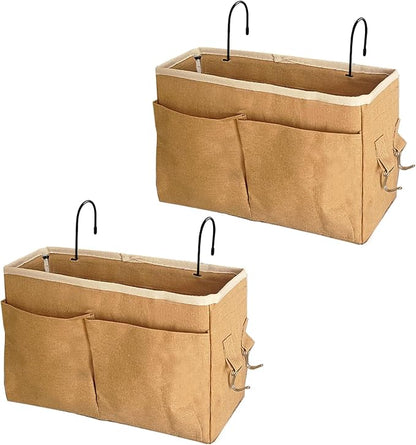 Bedside Caddy Bedside Hanging Storage Basket Multi-Function Organizer Caddy by Someteth