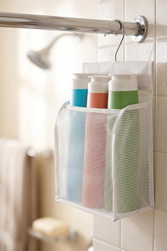 ALYER Hanging Mesh Shower Caddy Organizer Bathroom Storage Bag - Image 4