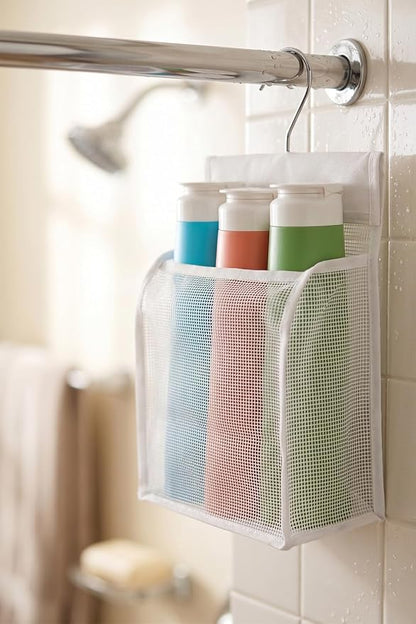 ALYER Hanging Mesh Shower Caddy Organizer Bathroom Storage Bag - Image 4