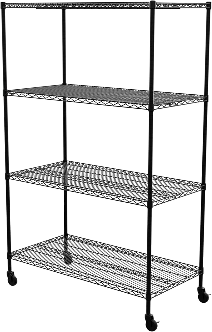SafeRacks - NSF Certified Storage Shelves, Heavy Duty Steel Wire Unit by SafeRacks