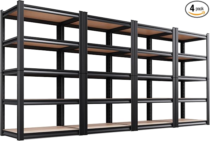 4-Pack Garage Shelving for Multi-Room Home Storage & Organization, Household by CreatingaComfortableLiving
