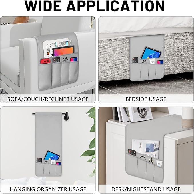 Remote Control Holder for Armchair, Couch Caddy Organizer TV Remote Holder for - Image 3