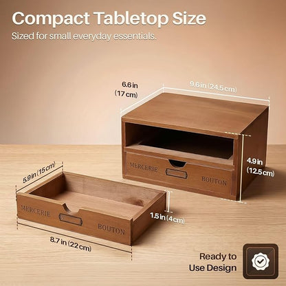 Flexzion Wooden Storage Box - Image 6