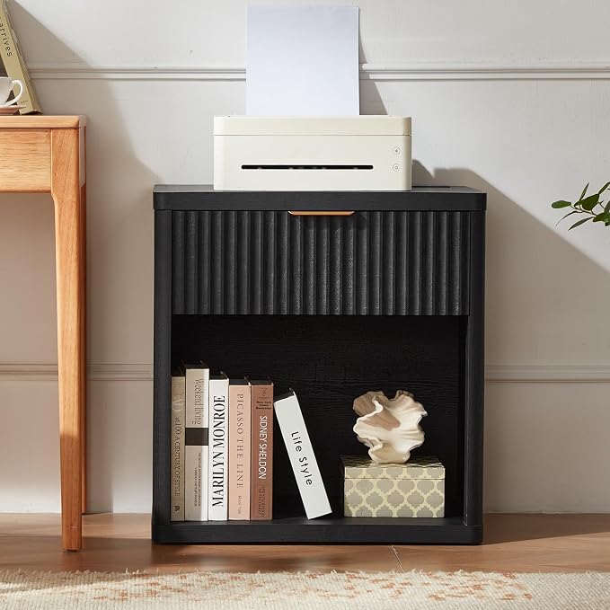LEYAOYAO Fluted Farmhouse Nightstand Set of 2 - Image 7
