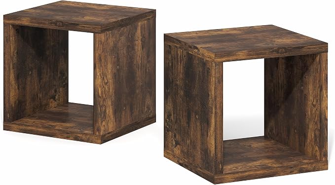 Furinno Cubicle Book Shelf, Cube Storage Organizer Bookcase - Image 7