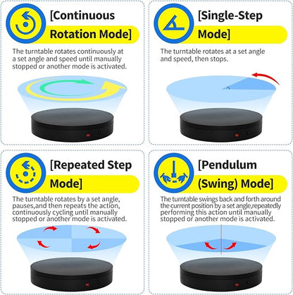 15.8In Remote Motorized Electric Turntable Rotating Display Stand Rotating - Image 3