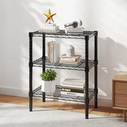DUMOS 3-Tier Metal Wire Storage Shelves, Adjustable Standing Storage Rack Shelf - Image 7