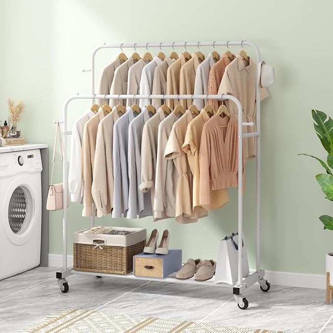Laiensia Double Rods Garment Rack - Image 5