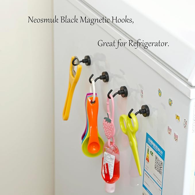 Neosmuk Magnetic Hooks, Heavy Duty 40lb+ Strong Magnet Hook - Image 5