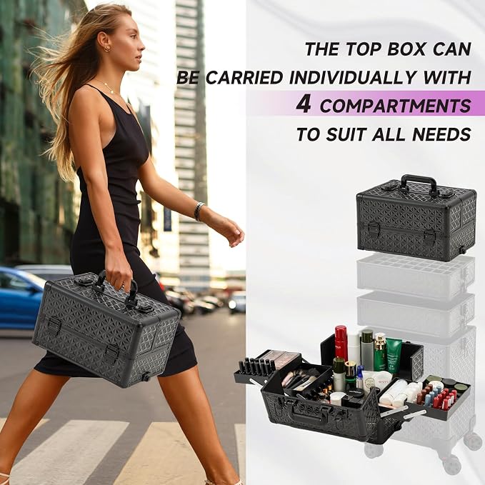 Leeora&Leekoo Portable Multi-Storey Nail Case - Image 3