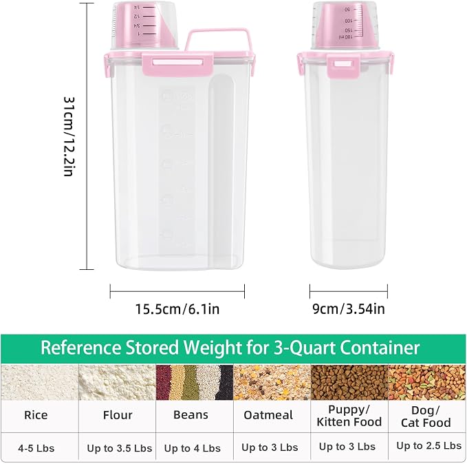 TBMax Rice Storage Container 5 Lbs, Small Airtight Dry Food Container - Image 3