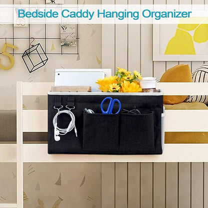 Loghot Bedside Caddy/Bedside Storage Bag Hanging Organizer - Image 3
