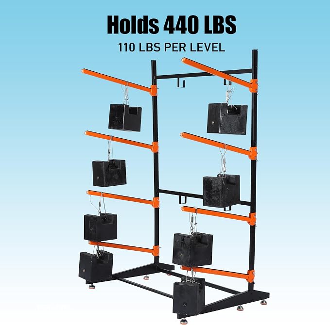 Kayak Storage Rack, Heavy-Duty Outdoor Canoe Rack, Reinforced, and Enhanced - Image 9