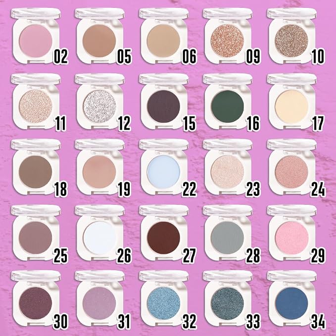 Violet Purple Single Matte Eyeshadow Makeup, Neutral Powde Eye Shadow - Image 3