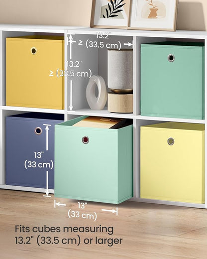 SONGMICS Storage Cubes, Rainbow Storage Bins, URFB233XA08 - Image 7