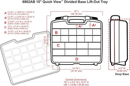 ArtBin 6962AB Quick View Deep Base Carrying Case - Image 3