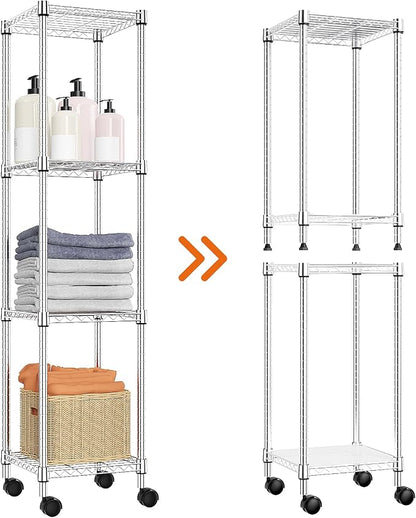 Storage Shelves Adjustable, 4 Tier Shelving Units - Image 6