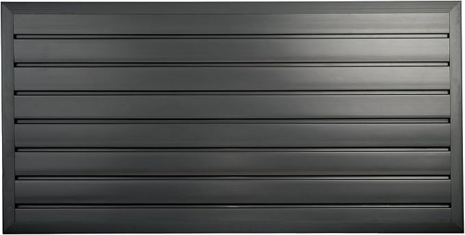 HANDIWALL PVC Slatwall Garage Wall Organizer, 4x2ft Heavy Duty Framed Slatwall by HandiSOLUTIONS