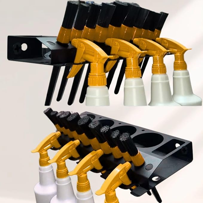 bangminda Wall-Mounted Spray Bottle Holder, 3/8" Air Tool Organizer, Storage - Image 5