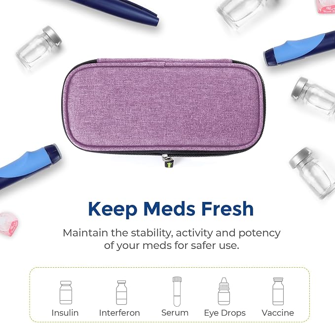 AUVON Insulin Pen Cooler Travel Case - Image 7