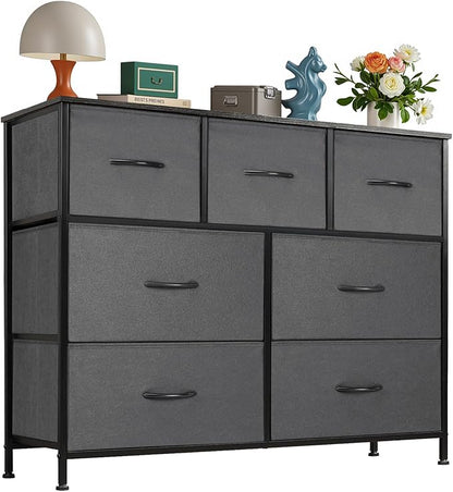 OLIXIS 7 Drawers Fabric Dresser by OLIXIS