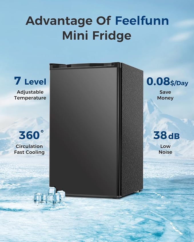 Mini Fridge with Freezer - Image 7