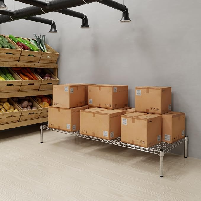 24" Deep x 60" Wide x 8" Height Wire Shelving Kit | 1-Tier | NSF Commercial - Image 8