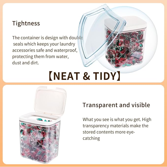 Large Capacity Container With Automatic Pop-Up Lid - Image 3