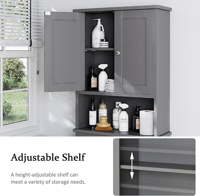 Over the Toilet Storage Cabinet, Bathroom Storage Cabinet Over Toilet - Image 5