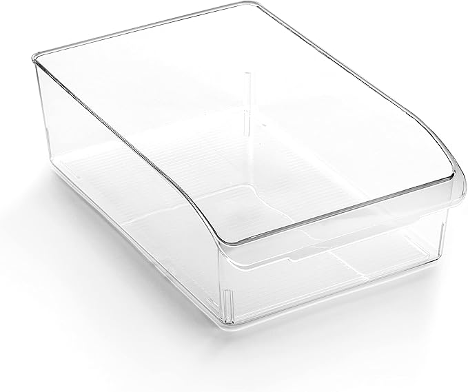 BINO | Plastic Storage Bins, Medium | THE CURVE COLLECTION | Multi-Use by BINO