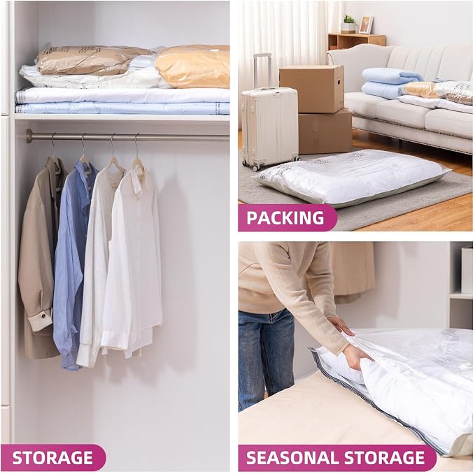 TAILI 8 Pack Vacuum Storage Bags - Image 8