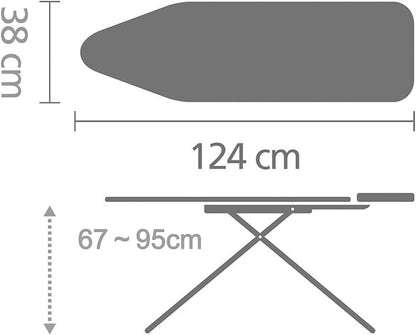 Brabantia Size B Ironing Board 7 Height Options, Adjustable Steam Iron Rest - Image 2
