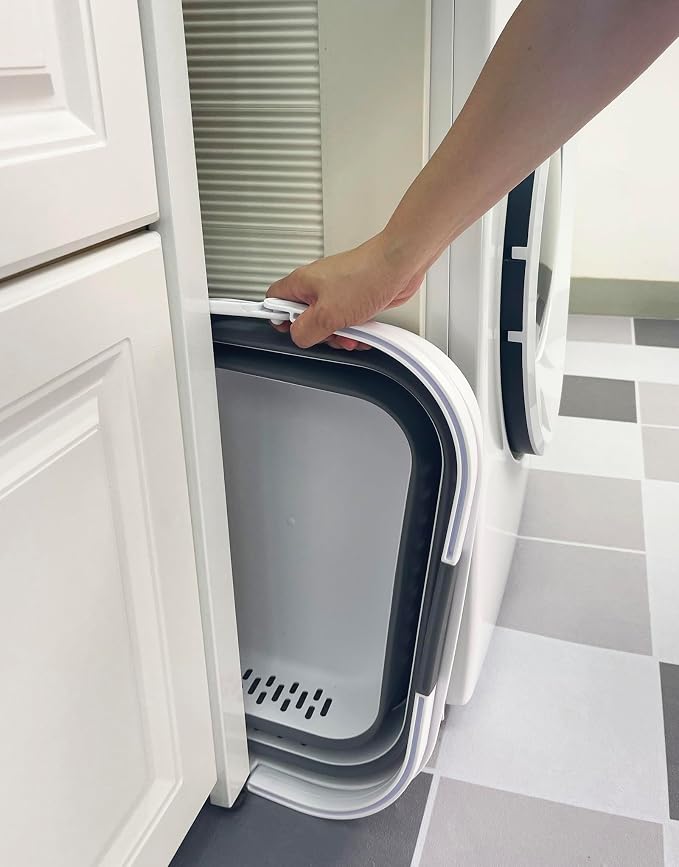 SAMMART 40L Collapsible Plastic Laundry Basket - Image 5