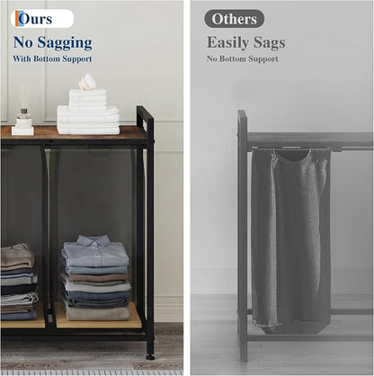 Garvee 97L Laundry Basket 2 Section, Laundry Hamper - Image 7