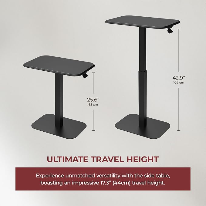 ERGOHOME™ ELEVANCE TABLE™ Height Adjustable Side Table - Image 2