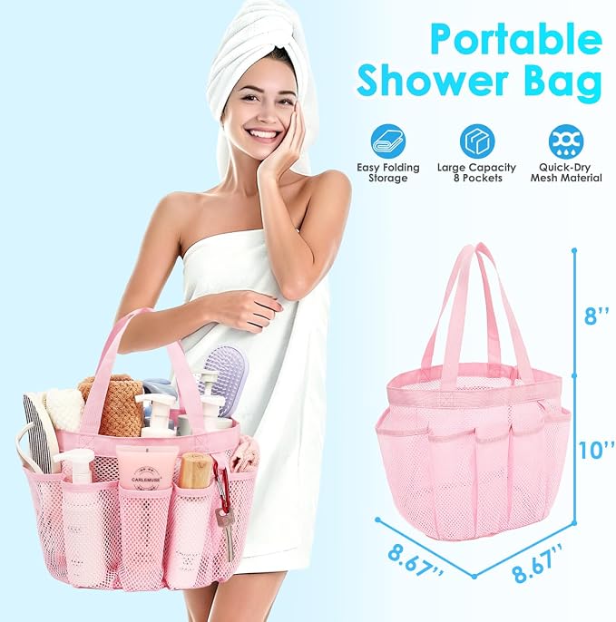 Fammart Mesh Shower Caddy Portable - Image 2