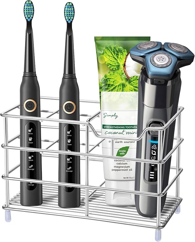 Urbanstrive 304 Stainless Steel Bathroom Toothbrush Holder Toothpaste Holder by Urbanstrive