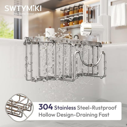 SWTYMIKI Sponge Holder for Kitchen Sink - Image 4
