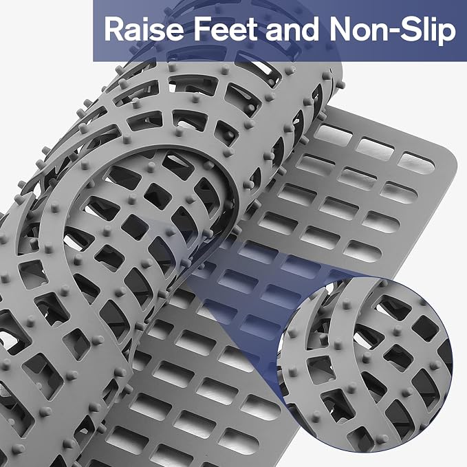 Silicone Sink Protector 26"x14" Center Drain Hole, Heat Resistant Non-slip - Image 5