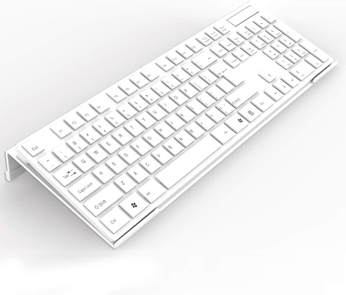 Acrylic Tilted Computer Keyboard Stand by KOTEMON