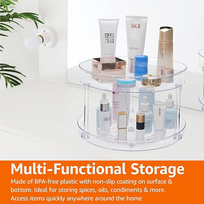 Amazon Basics 2 Tier Lazy Susan Turntable Organizer - Image 7