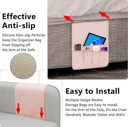 Remote Control Holder for Armchair，Couch Caddy Organizer TV Remote Holder for - Image 4
