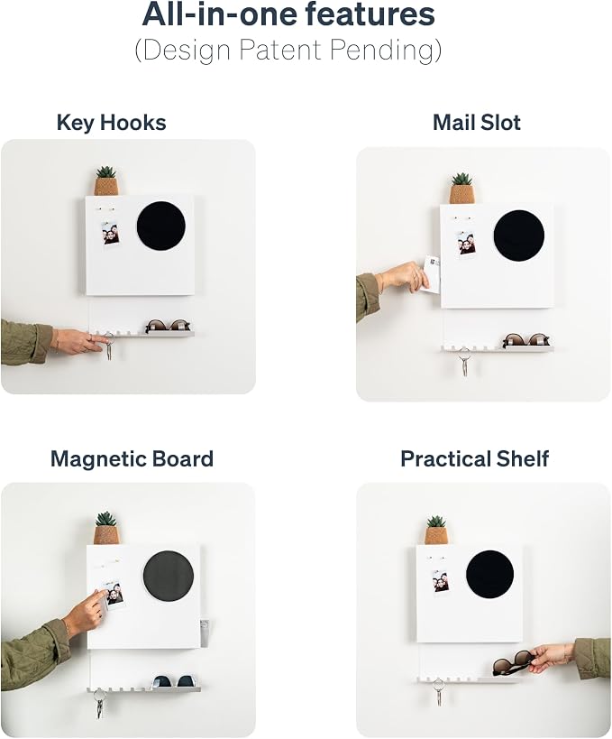 Key Holder Wall Mount and Mail Organizer - Image 4