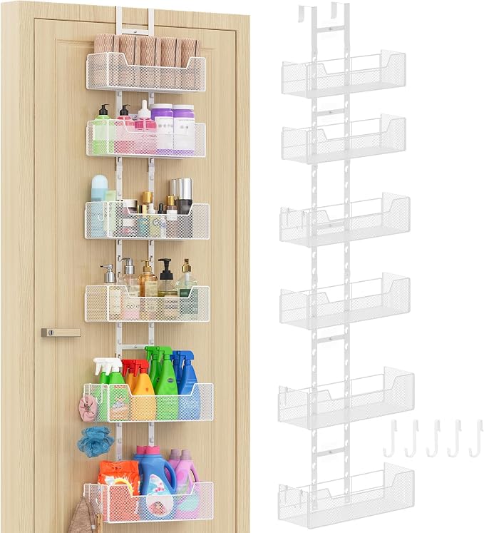 Hongtamoya Over The Door Organizer, Metal Hanging Door Organizer by Hongtamoya