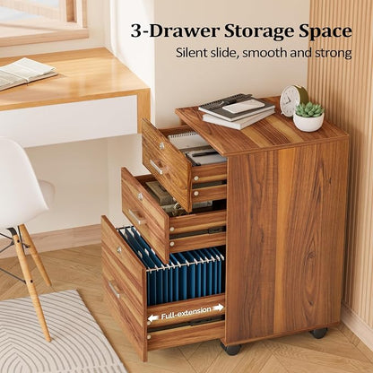 VINGLI 3-Drawer File Cabinet - Image 4